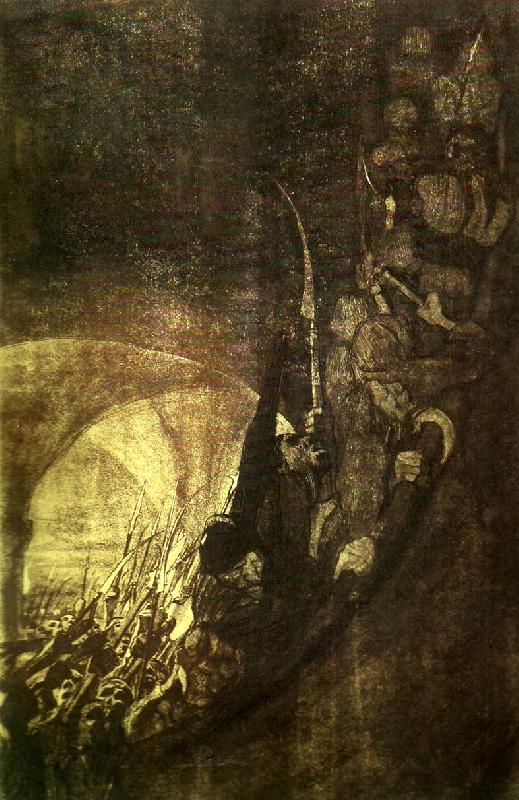 kathe kollwitz bevapning i ett valv oil painting picture